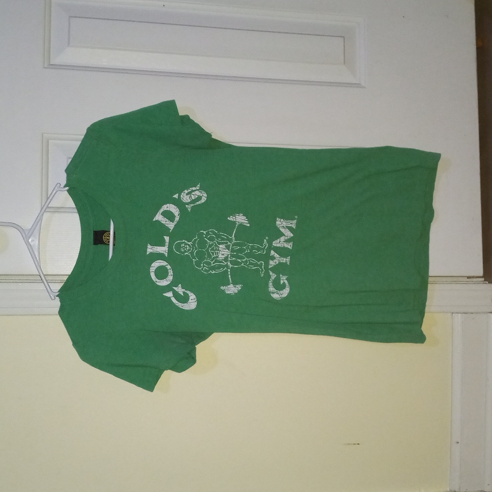 Golds Gyms T-Shirt, Size M, Green